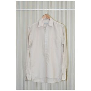 Vintage Christian Dior Men's Cream Shirt